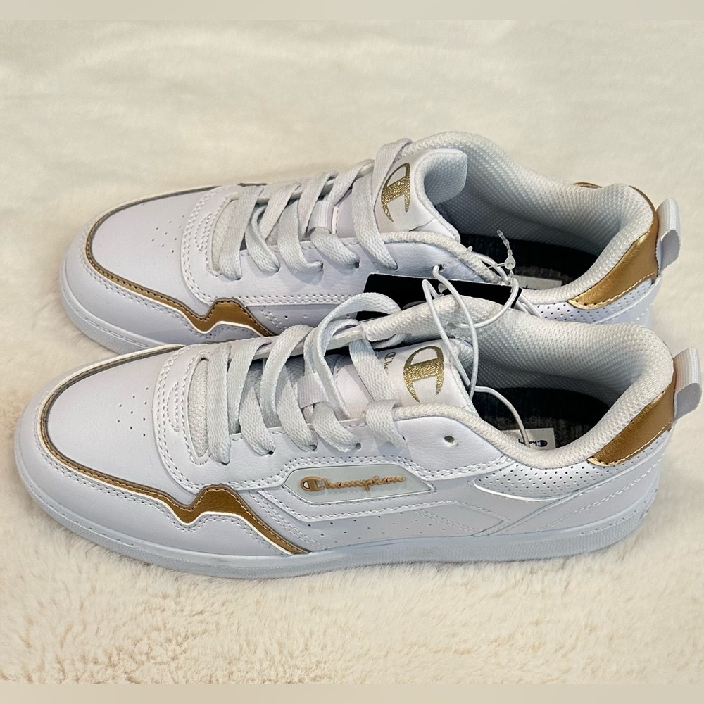 Champion Lore Kids Casual Sneakers White/Rose Gold Size 6 - Picture 5 of 10